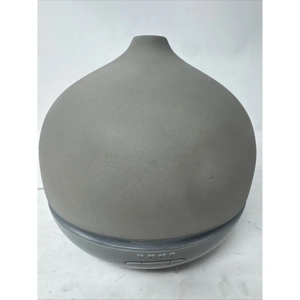 Saje Aroma Om Deluxe Stone Diffuser Wellness Purify Grey. Tested